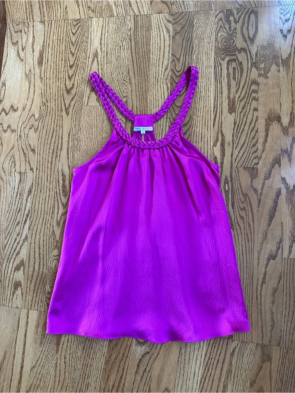Tank top with braided straps